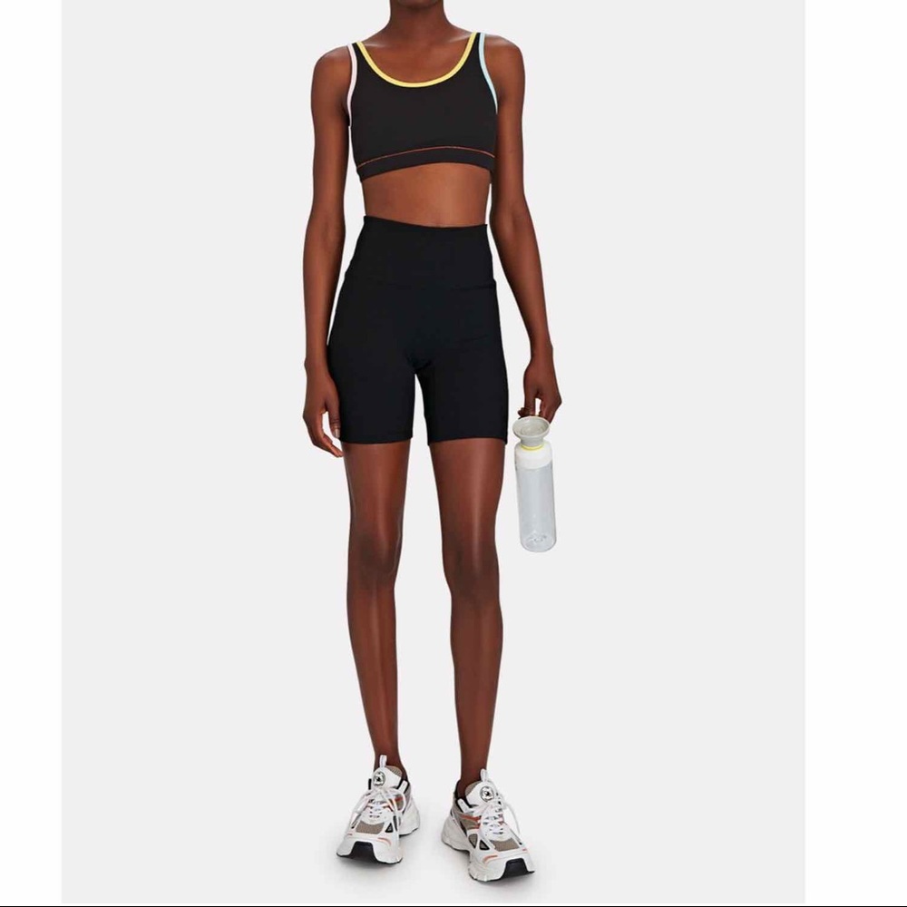 NWT Solid & Striped Sport Rib Knit Bike Shorts Large